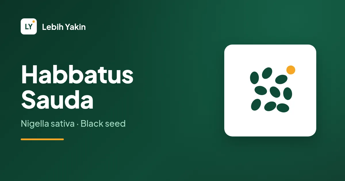 Ilustrasi biji habbatus sauda dan bunga Nigella untuk artikel kebaikan habbatus sauda