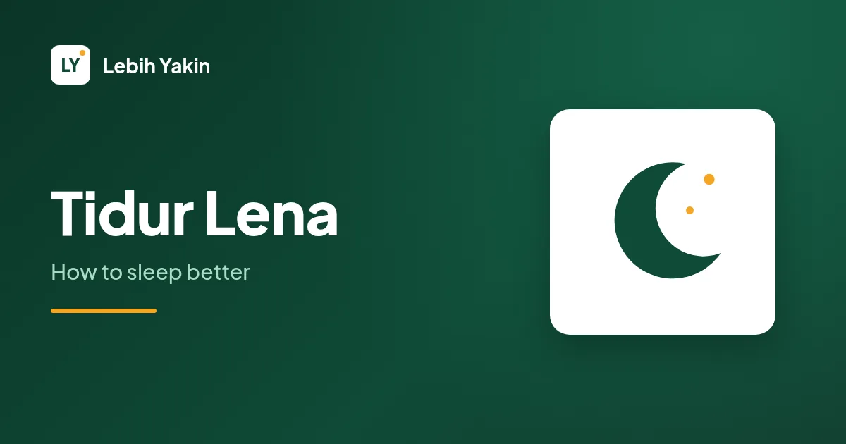 Ilustrasi bulan sabit dan bintang untuk artikel cara tidur lena